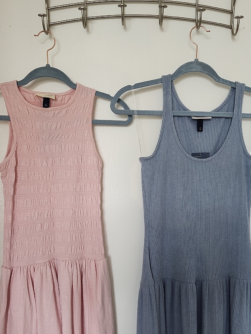 NWT Universal Thread Maxi Dress Pair - Pink & Light Blue - Picture 2 of 10